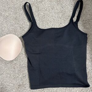 Lululemon Ebb To Street Scoop-Neck Cropped Tank Top